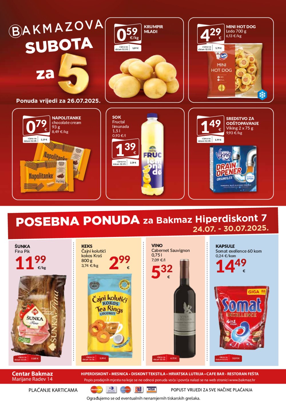 Bakmaz katalog Akcija 24. 07. - 30. 07. 2025.