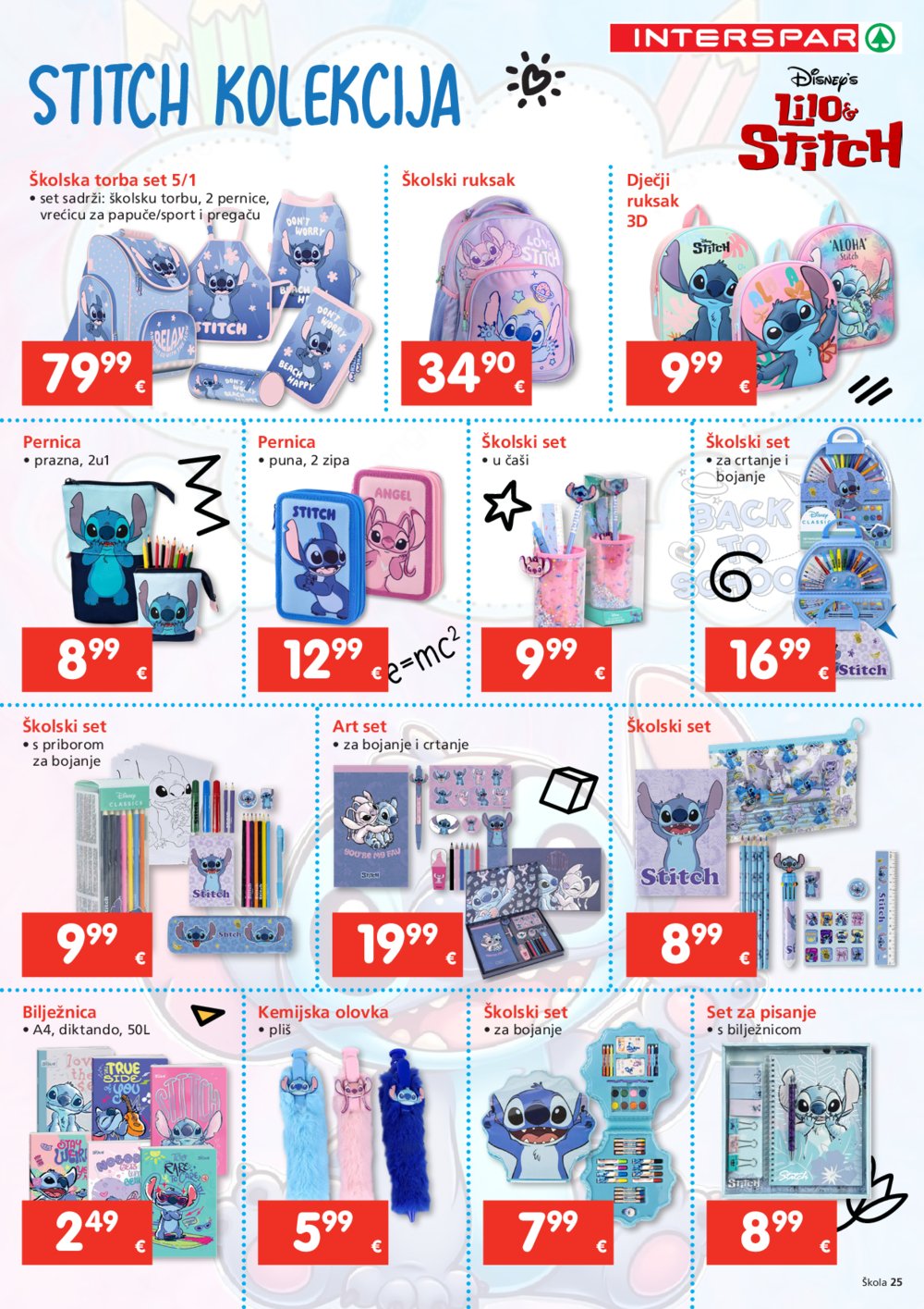 INTERSPAR katalog Škola 23. 07. - 16. 09. 2025.