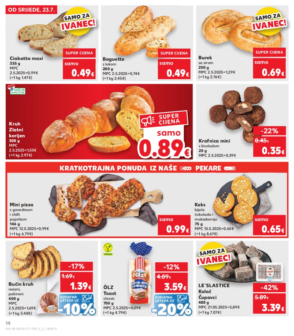 Kaufland katalog Akcija 23.07.-29.07.2025. Ivanec