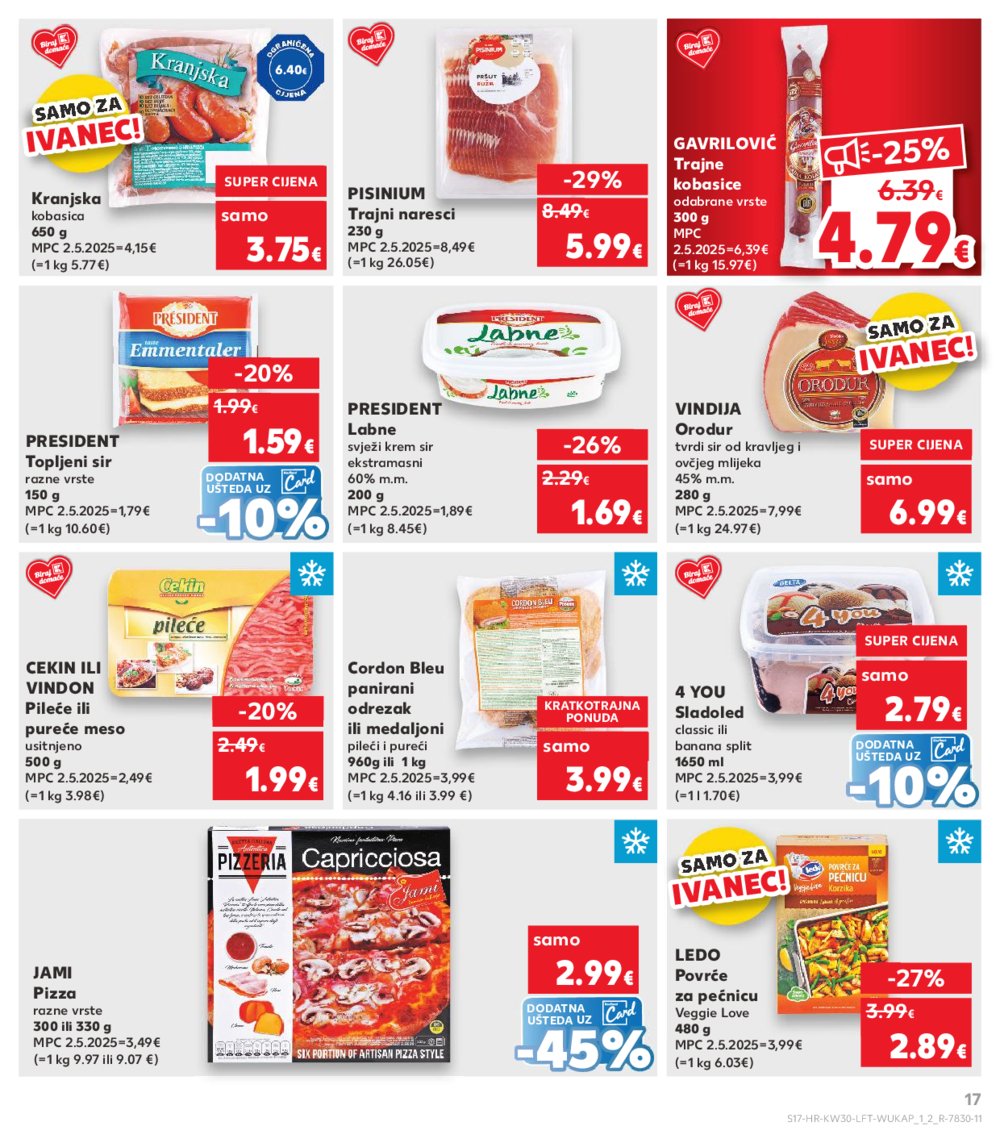 Kaufland katalog Akcija 23.07.-29.07.2025. Ivanec