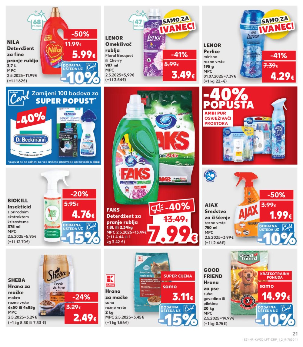 Kaufland katalog Akcija 23.07.-29.07.2025. Ivanec