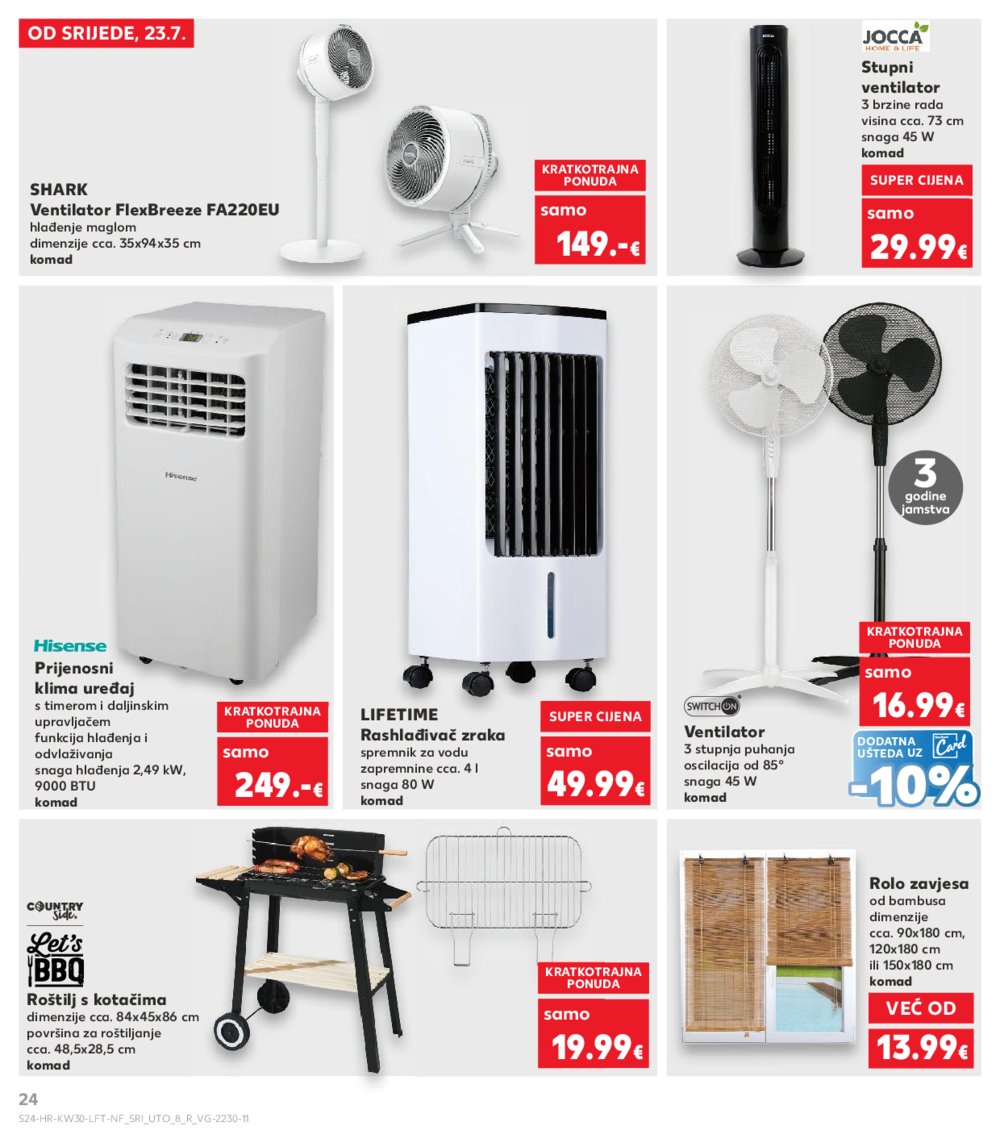 Kaufland katalog Akcija 23.07.-29.07.2025. Vg, Po, Ro, Vo, Vu, DS, Ma