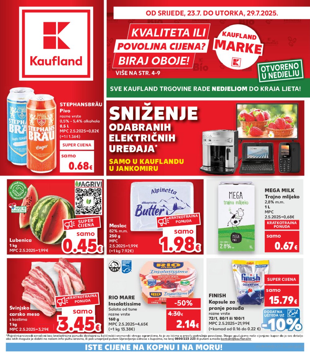 Kaufland katalog Akcija 23.07.-29.07.2025. ZG Jankomir