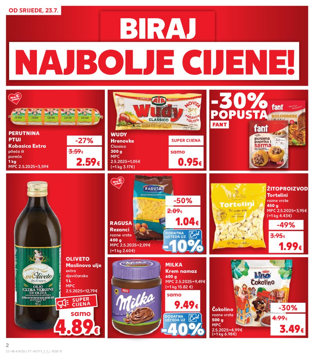 Kaufland katalog Akcija 23.07.-29.07.2025. ZG Jankomir