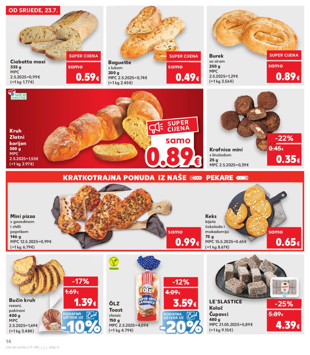 Kaufland katalog Akcija 23.07.-29.07.2025. ZG Jankomir