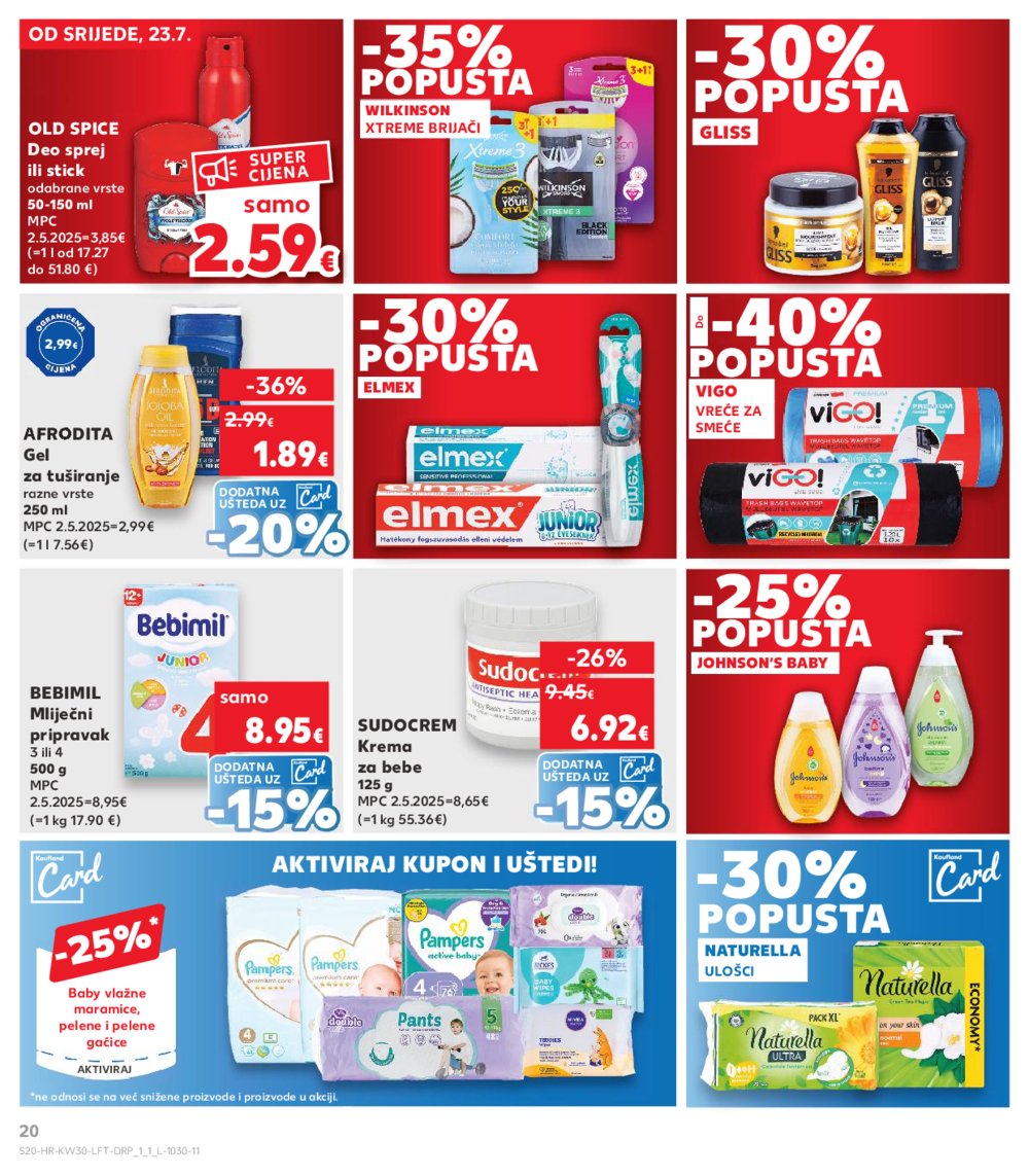 Kaufland katalog Akcija 23.07.-29.07.2025. ZG Jankomir