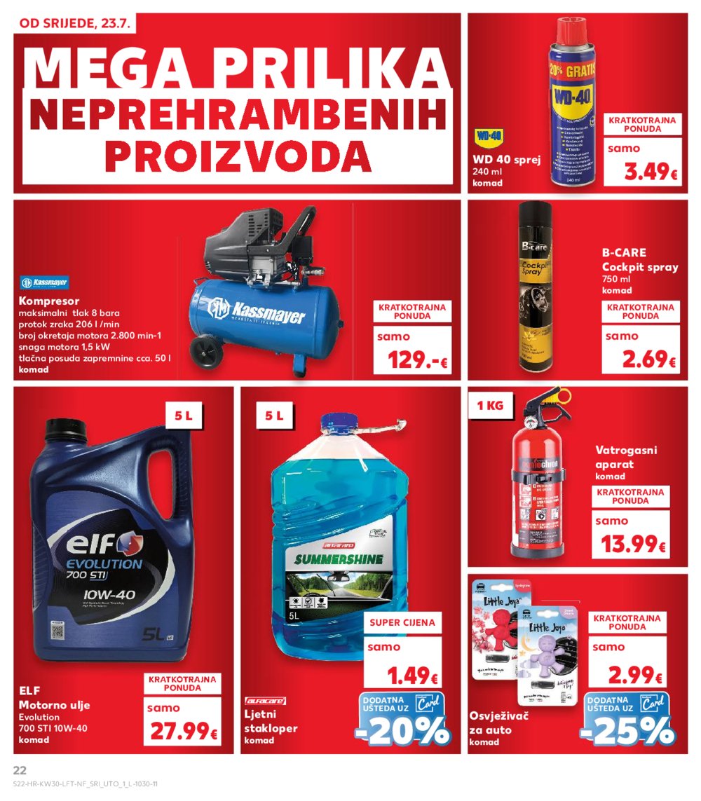 Kaufland katalog Akcija 23.07.-29.07.2025. ZG Jankomir