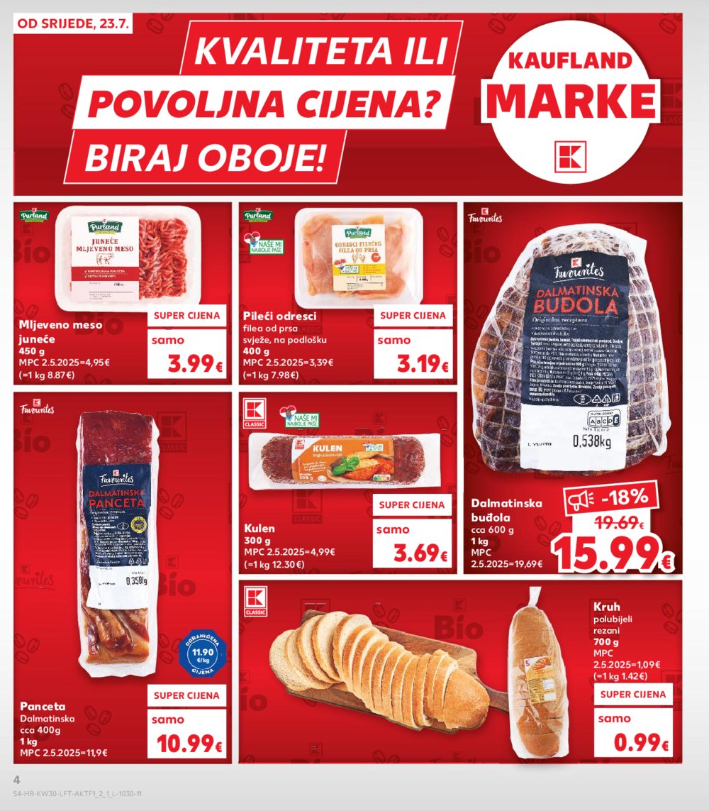 Kaufland katalog Akcija 23.07.-29.07.2025. ZG Jankomir