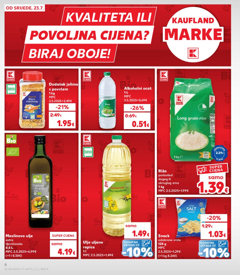 Kaufland katalog Akcija 23.07.-29.07.2025. ZG Jankomir