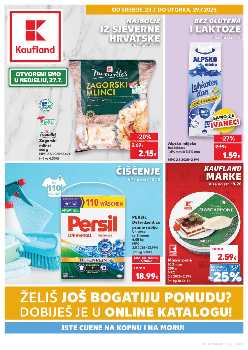 Kaufland katalog Kaufland Marke 23.07.-29.07.2025. Ivanec