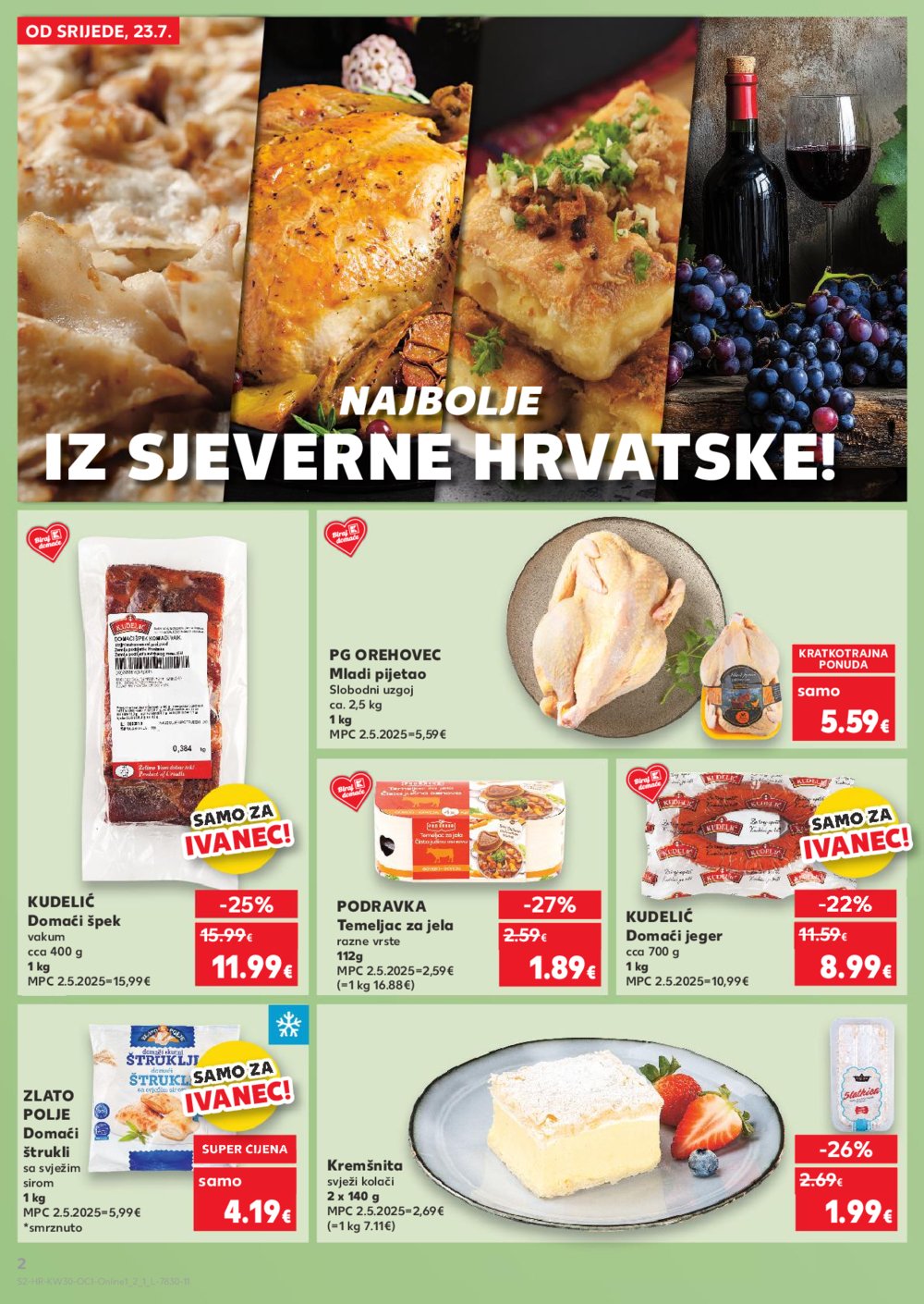 Kaufland katalog Kaufland Marke 23.07.-29.07.2025. Ivanec