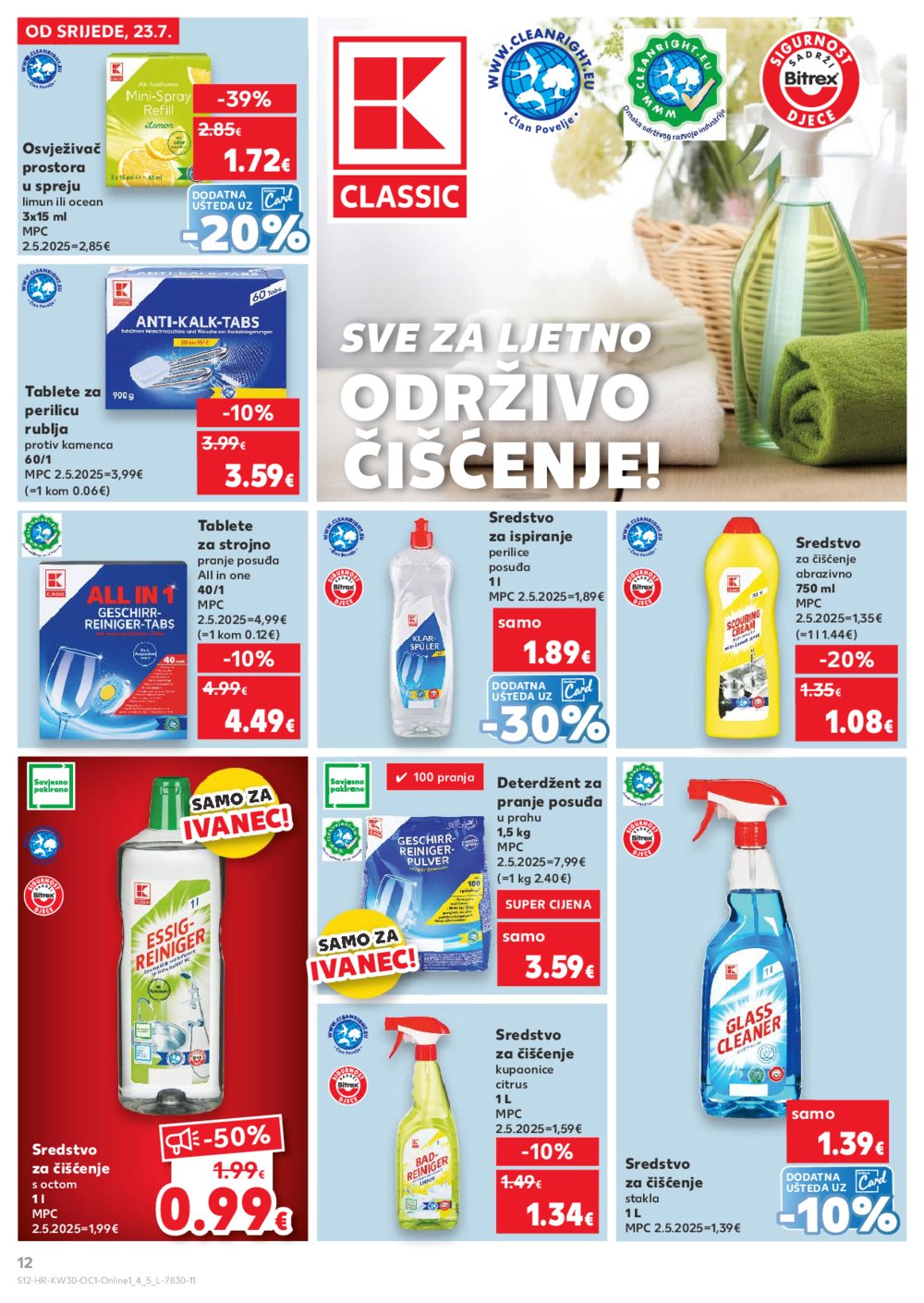 Kaufland katalog Kaufland Marke 23.07.-29.07.2025. Ivanec