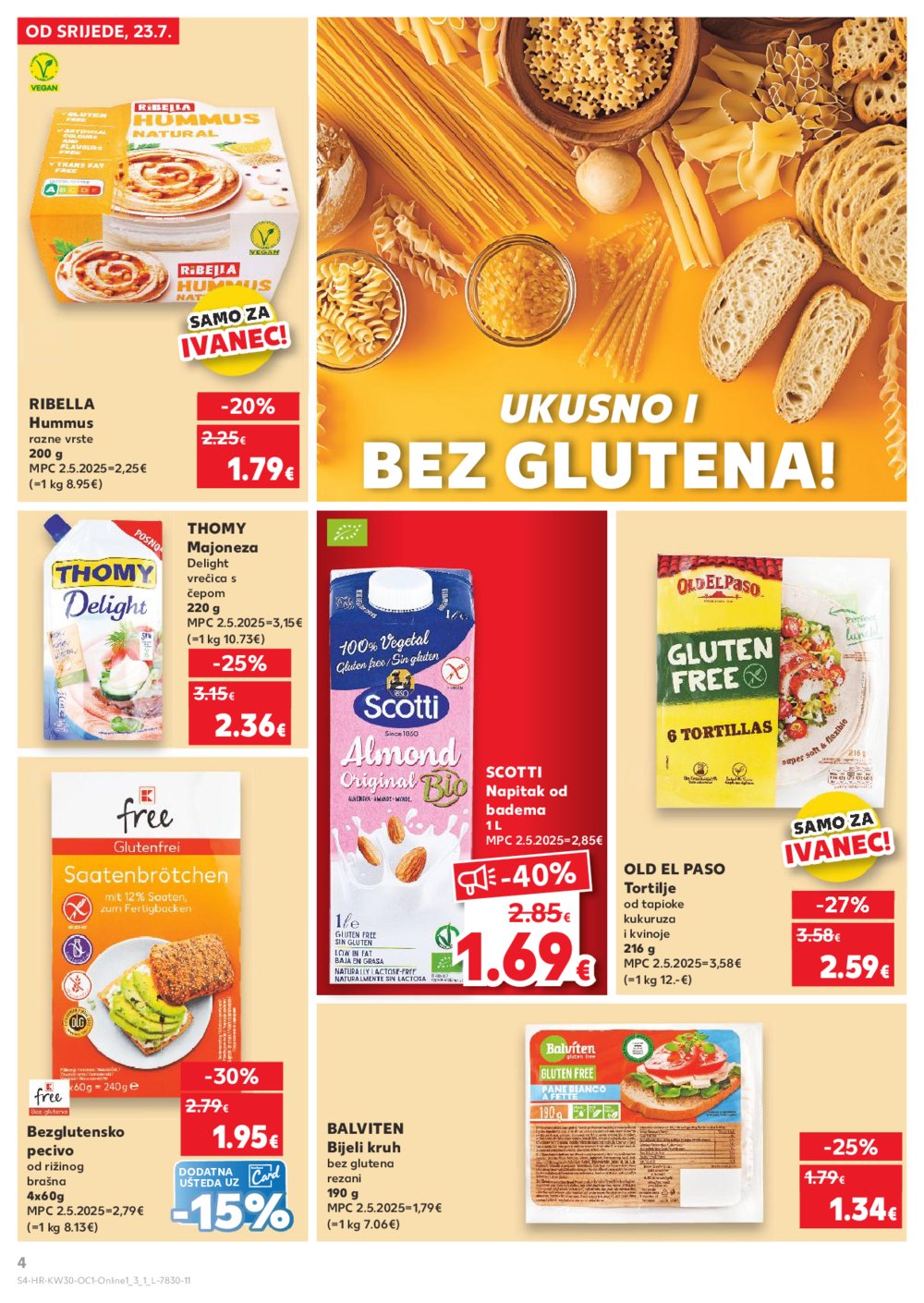 Kaufland katalog Kaufland Marke 23.07.-29.07.2025. Ivanec
