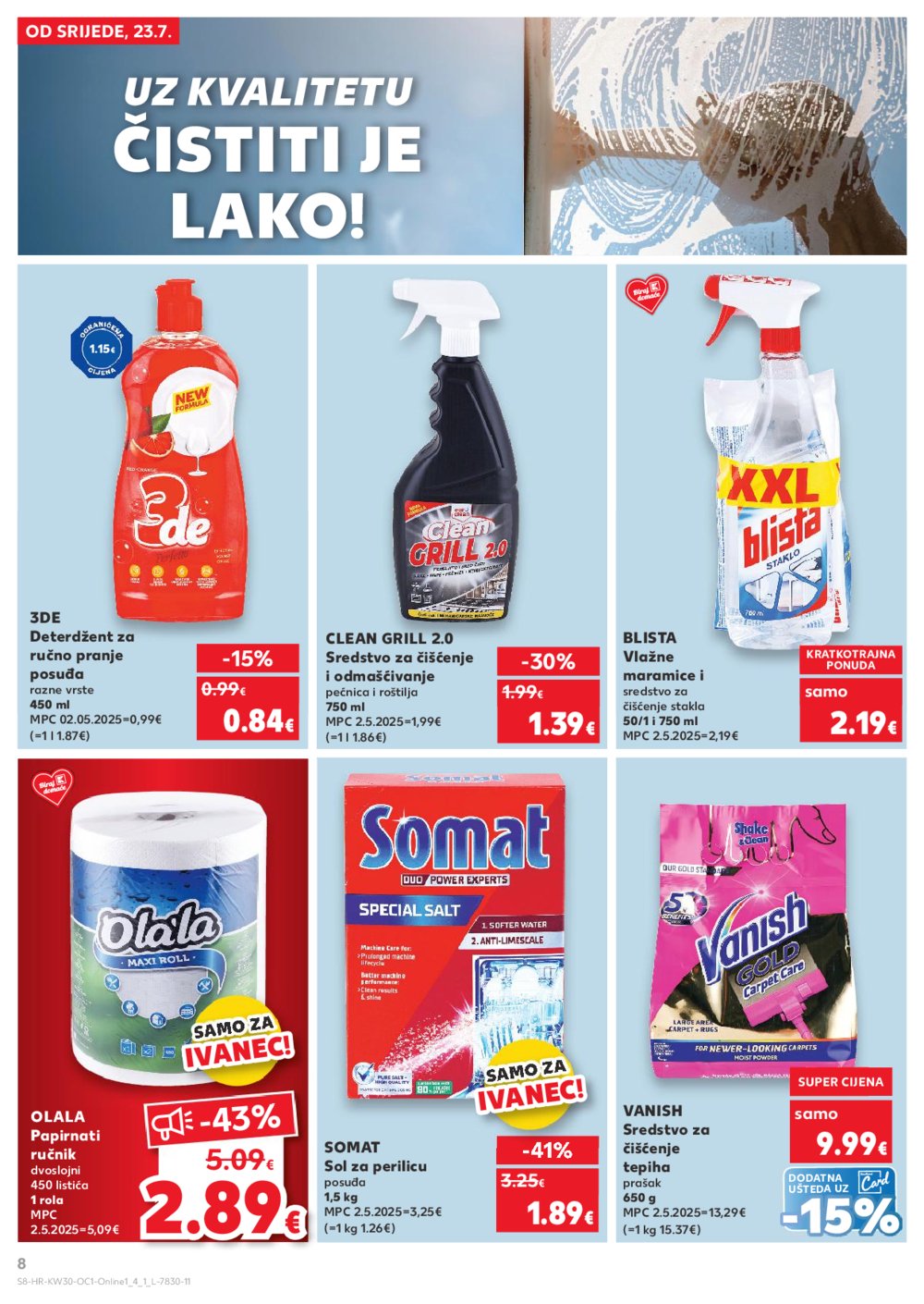 Kaufland katalog Kaufland Marke 23.07.-29.07.2025. Ivanec