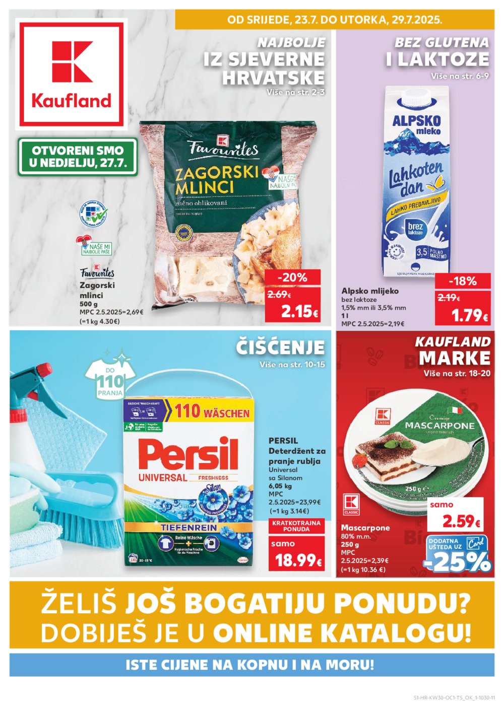 Kaufland katalog Kaufland Marke 23.07.-29.07.2025. Odabrane poslovnice