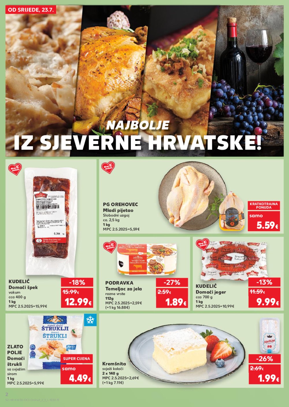 Kaufland katalog Kaufland Marke 23.07.-29.07.2025. Odabrane poslovnice