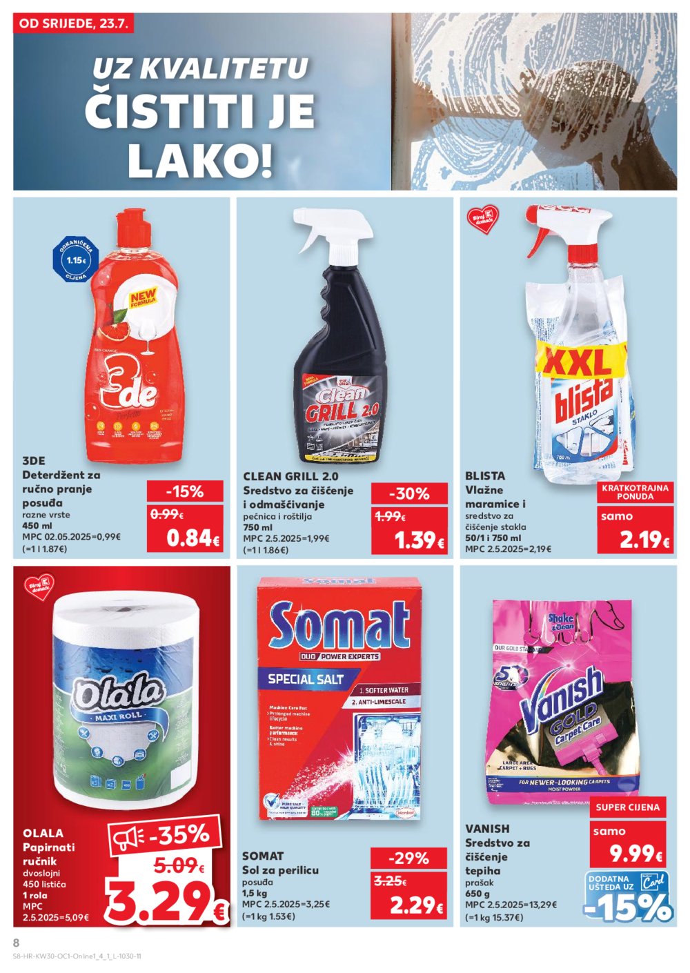 Kaufland katalog Kaufland Marke 23.07.-29.07.2025. Odabrane poslovnice