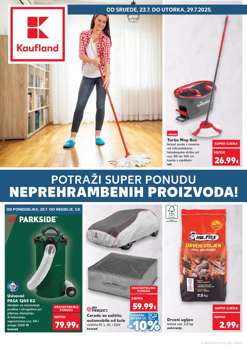 Kaufland katalog Neprehrambenih proizvoda 23.07.-29.07.2025. Odabrane poslovnice