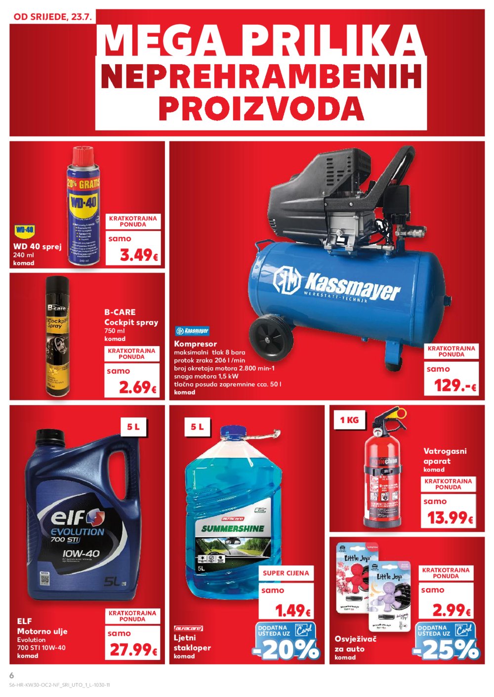 Kaufland katalog Neprehrambenih proizvoda 23.07.-29.07.2025. Odabrane poslovnice