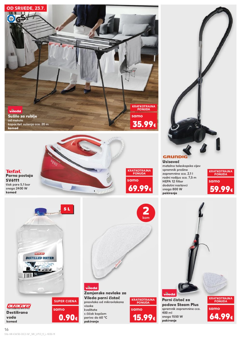 Kaufland katalog Neprehrambenih proizvoda 23.07.-29.07.2025. Odabrane poslovnice