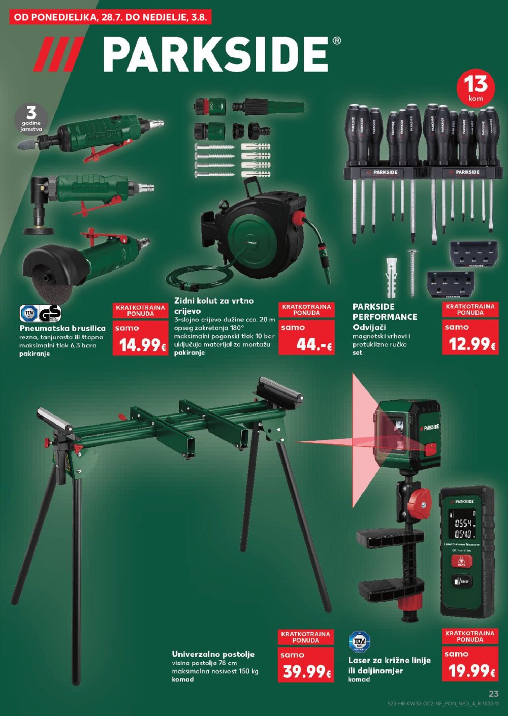 Kaufland katalog Neprehrambenih proizvoda 23.07.-29.07.2025. Odabrane poslovnice