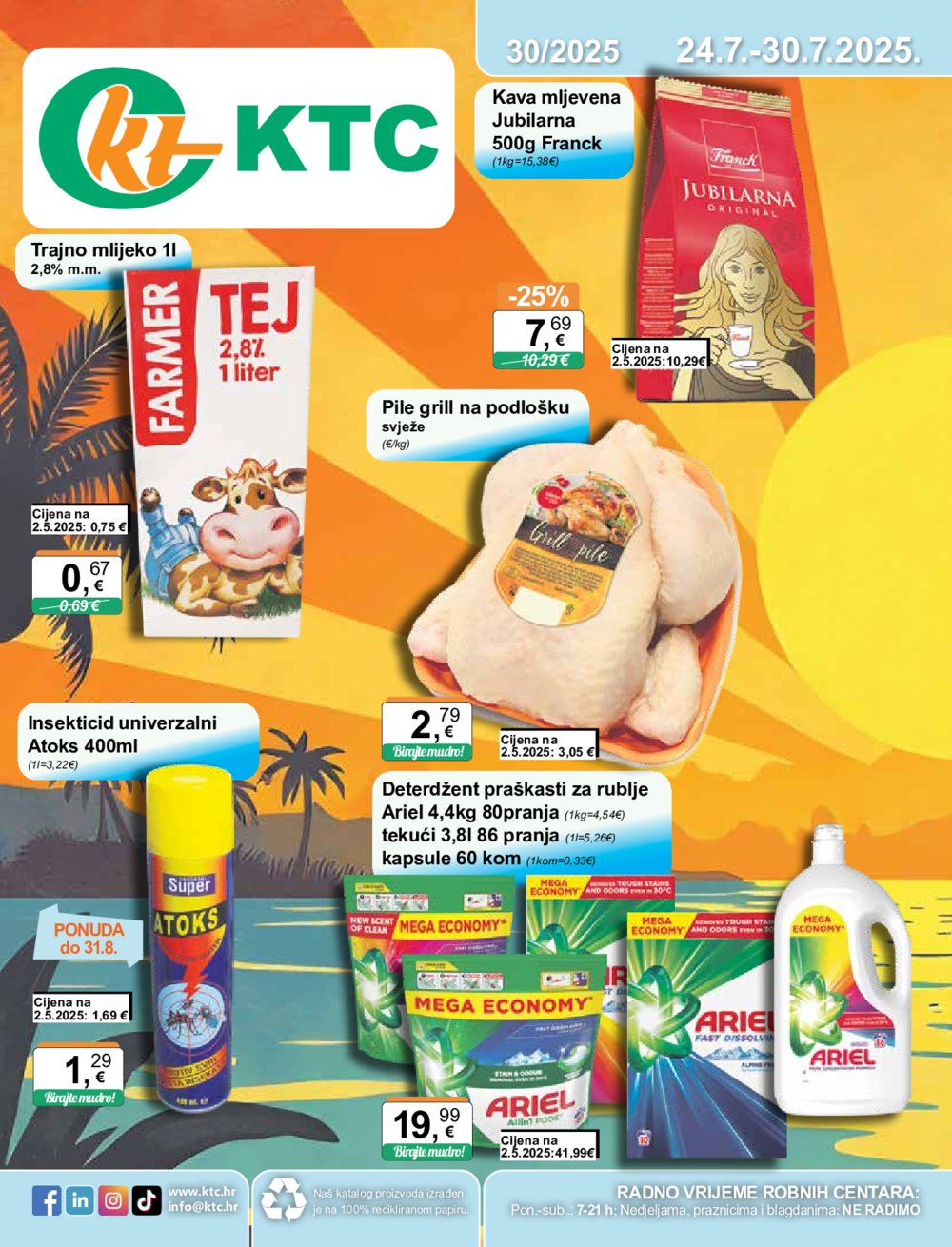 KTC katalog Široke potrošnje 24.07. - 30. 07. 2025.