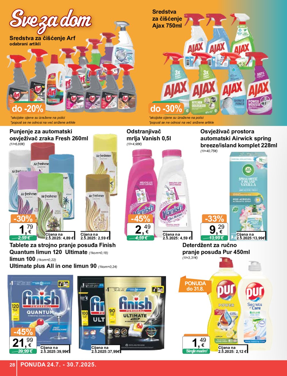 KTC katalog Široke potrošnje 24.07. - 30. 07. 2025.
