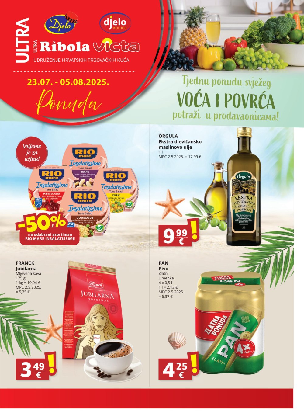 Victa Ultra Gros katalog Akcija 23. 07. - 05. 08. 2025.