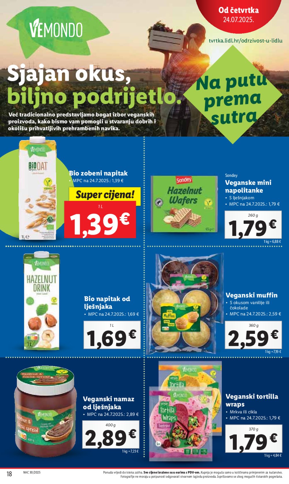 Lidl katalog Super ponuda od četvrtka 24.07. - 27.07.2025.