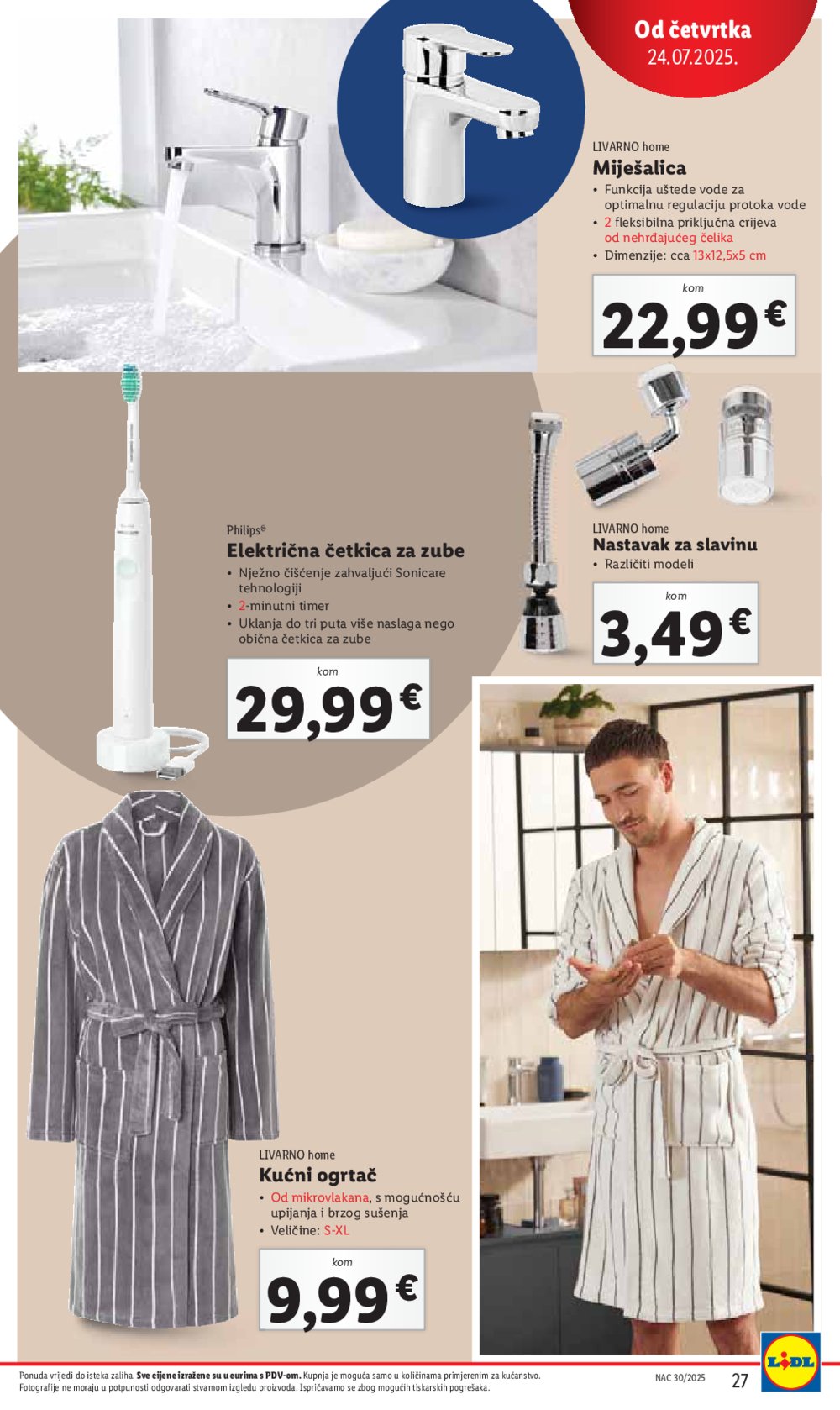 Lidl katalog Super ponuda od četvrtka 24.07. - 27.07.2025.