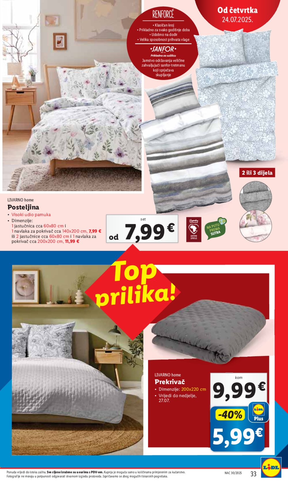 Lidl katalog Super ponuda od četvrtka 24.07. - 27.07.2025.