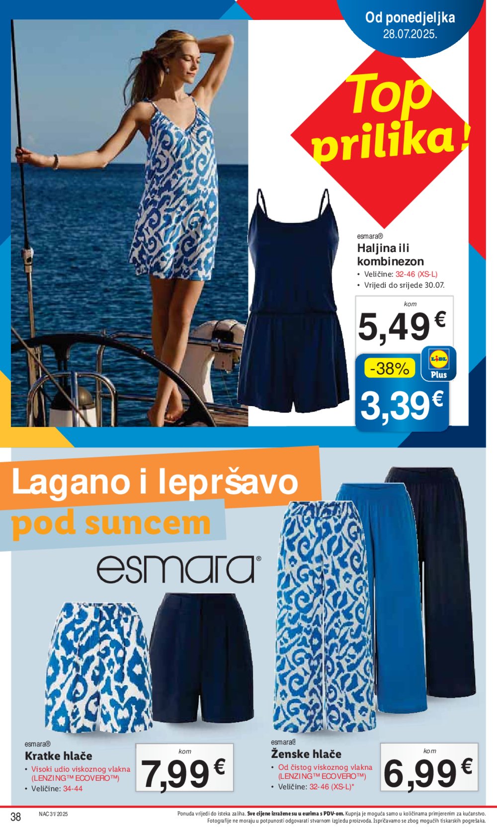 Lidl katalog Super ponuda od ponedjeljka 28.07. - 03.08.2025.