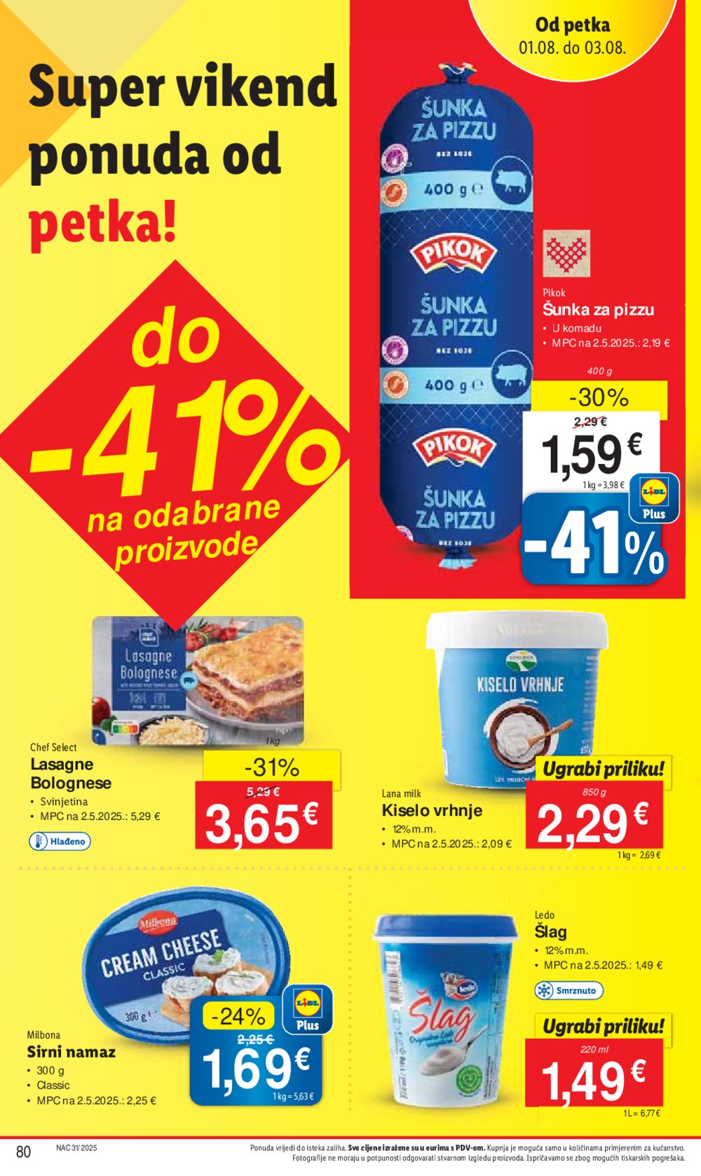 Lidl katalog Super ponuda od ponedjeljka 28.07. - 03.08.2025.
