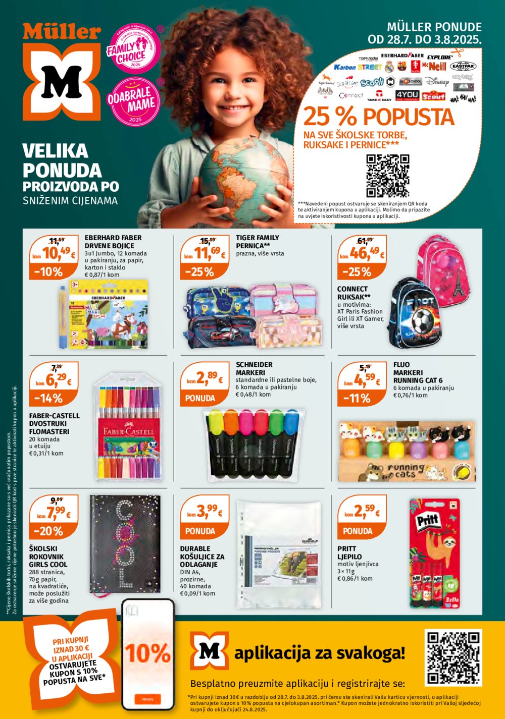 Muller katalog Škola 28.07. - 03.08.2025.