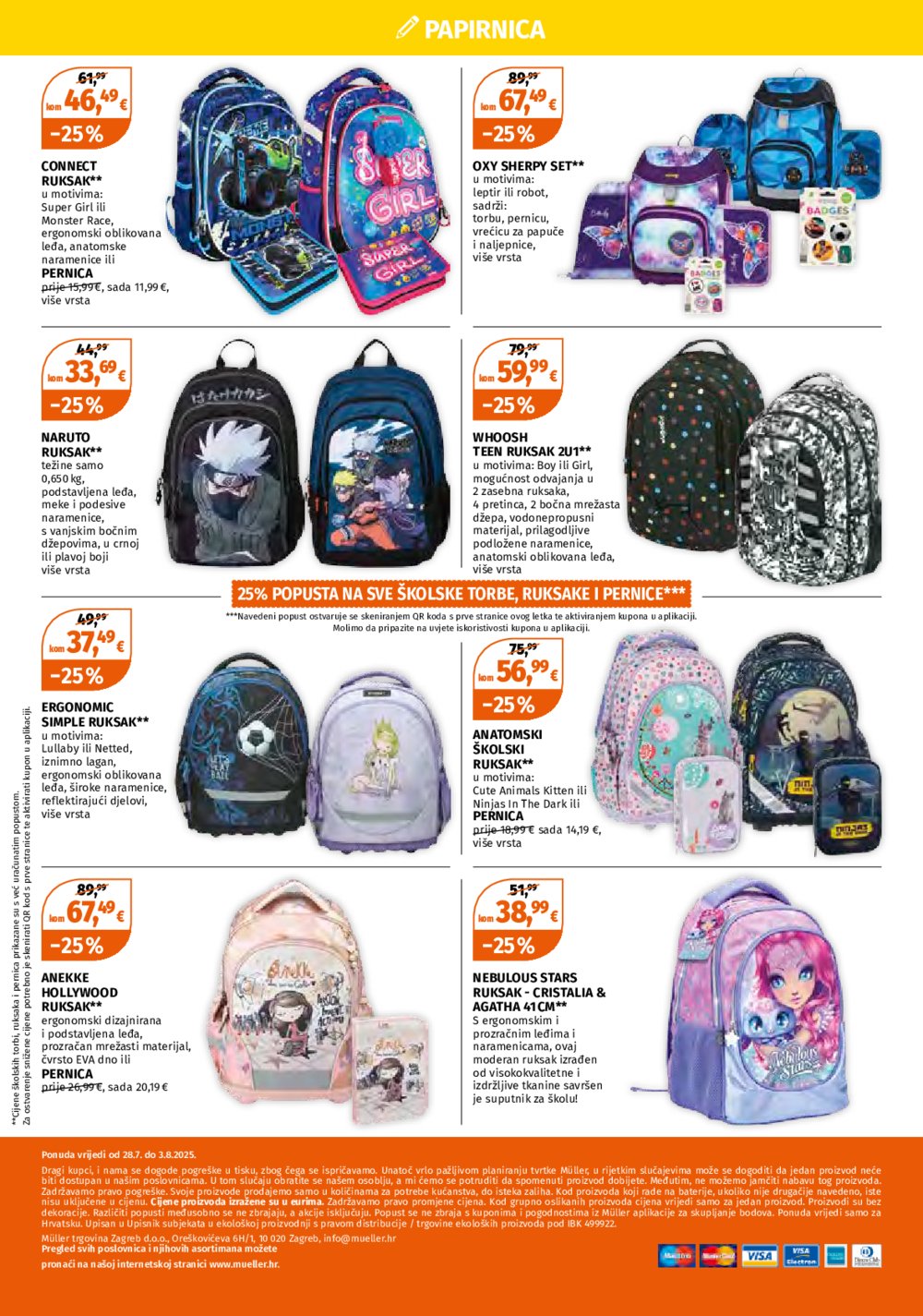 Muller katalog Škola 28.07. - 03.08.2025.