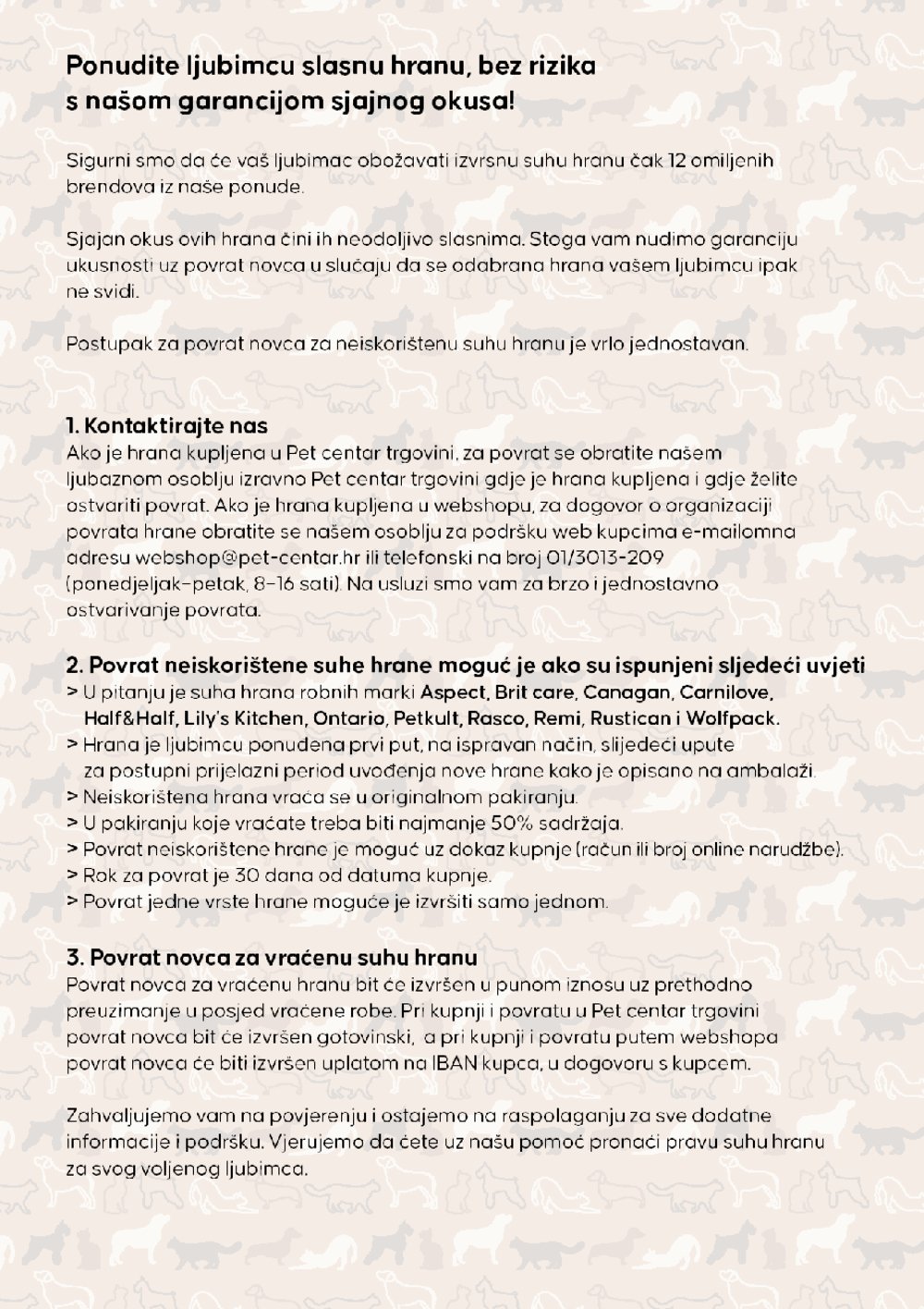 Pet centar katalog Akcija 21.07.-10.08.2025.