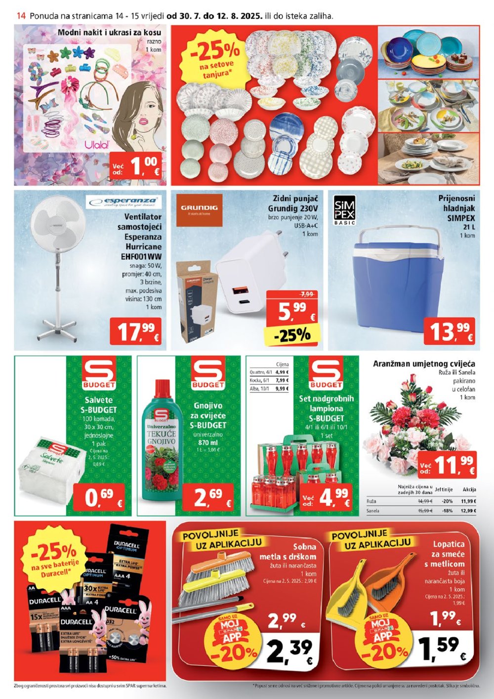 SPAR katalog Akcija 30.07. - 04.08.2025.