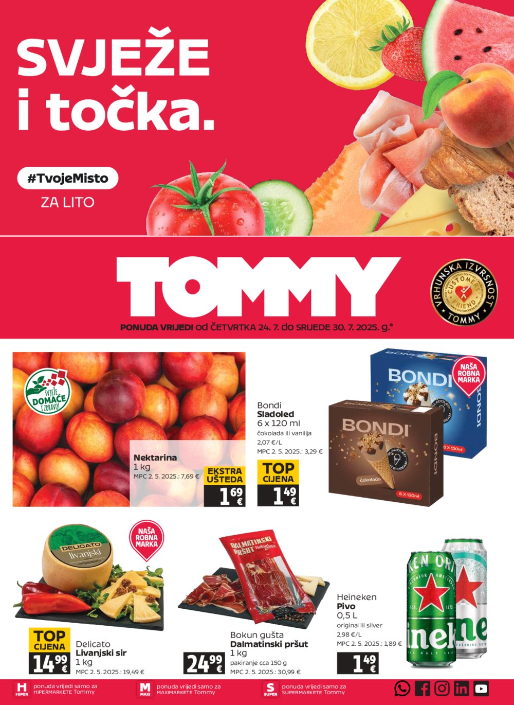 Tommy katalog Akcija 24.07. - 30.07.2025.