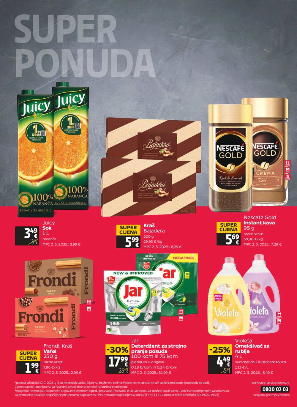 Tommy katalog Akcija 24.07. - 30.07.2025.