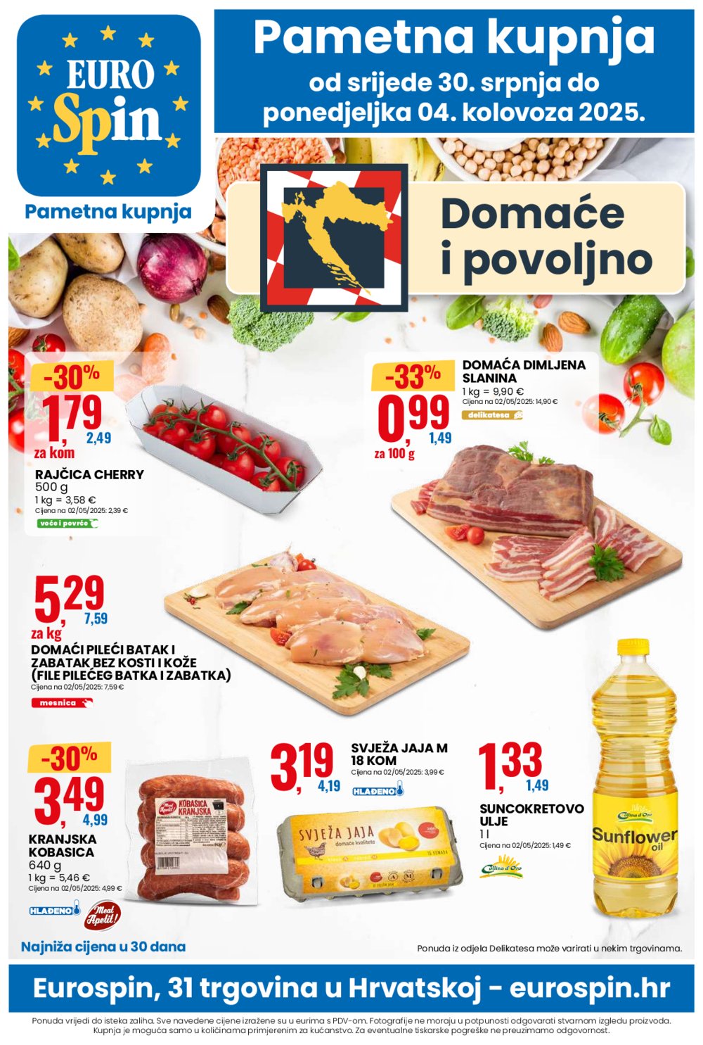 Eurospin katalog Akcija 30.07.-04.08.2025.