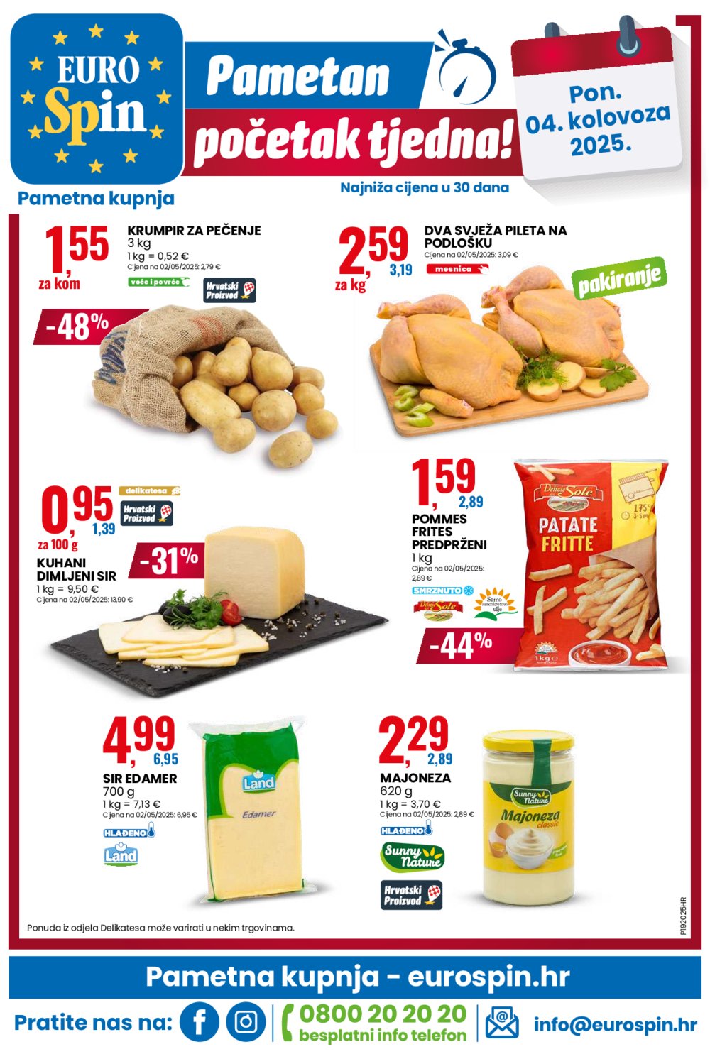 Eurospin katalog Akcija 30.07.-04.08.2025.