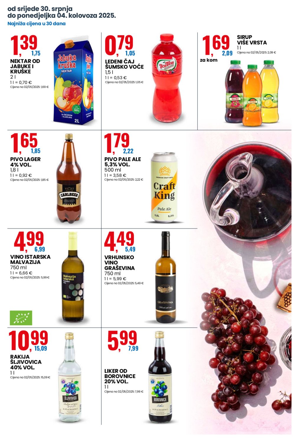 Eurospin katalog Akcija 30.07.-04.08.2025.