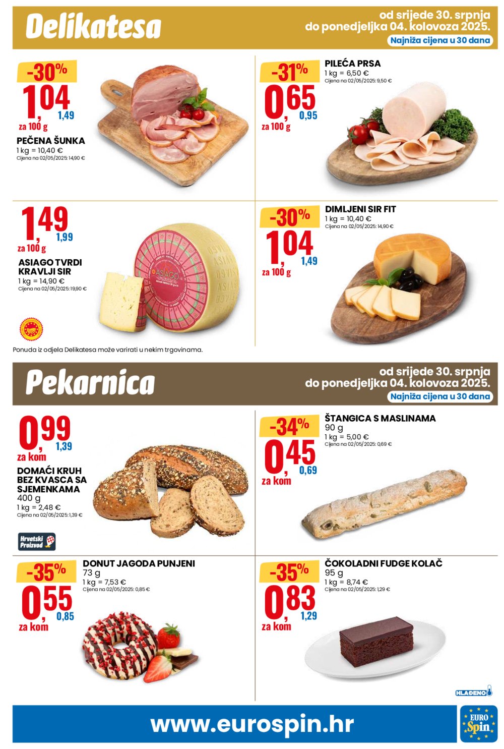 Eurospin katalog Akcija 30.07.-04.08.2025.