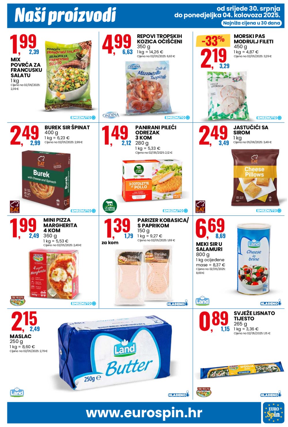 Eurospin katalog Akcija 30.07.-04.08.2025.