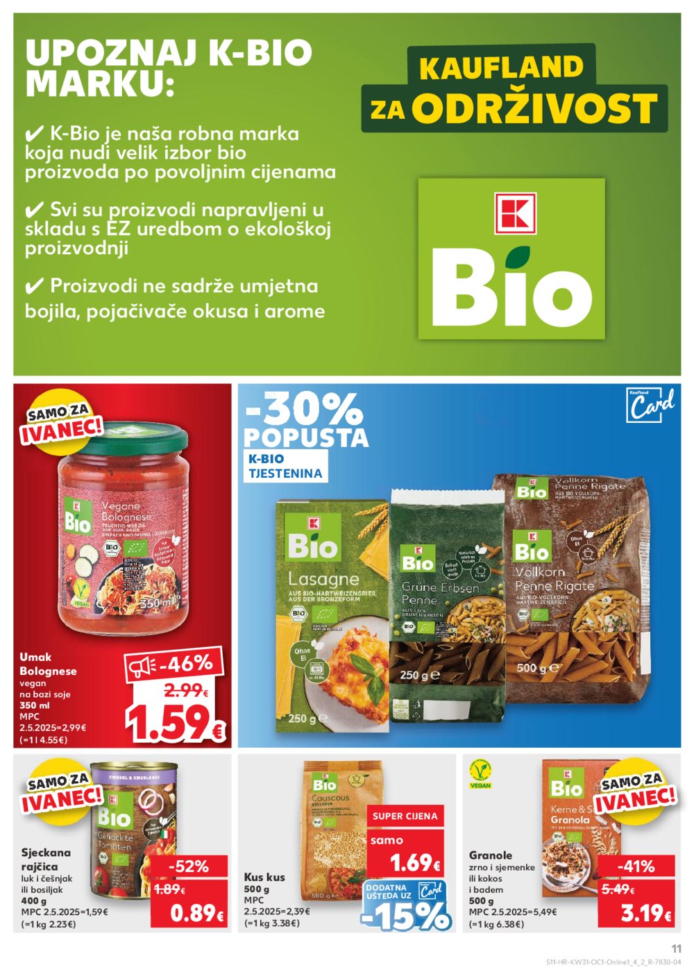 Kaufland katalog Kaufland marke 30.07.-04.08.2025. Ivanec