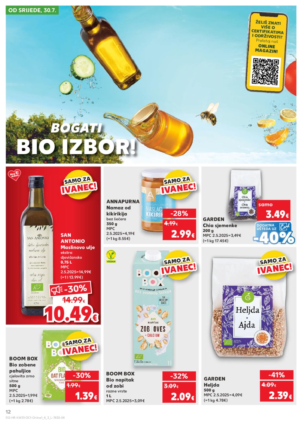 Kaufland katalog Kaufland marke 30.07.-04.08.2025. Ivanec