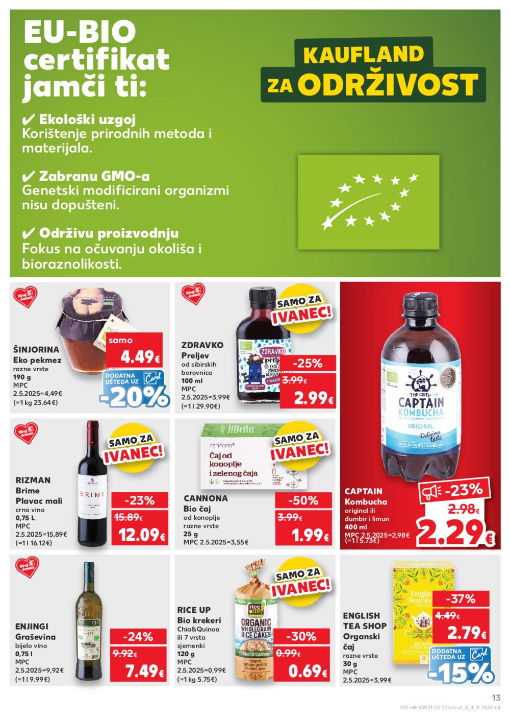 Kaufland katalog Kaufland marke 30.07.-04.08.2025. Ivanec