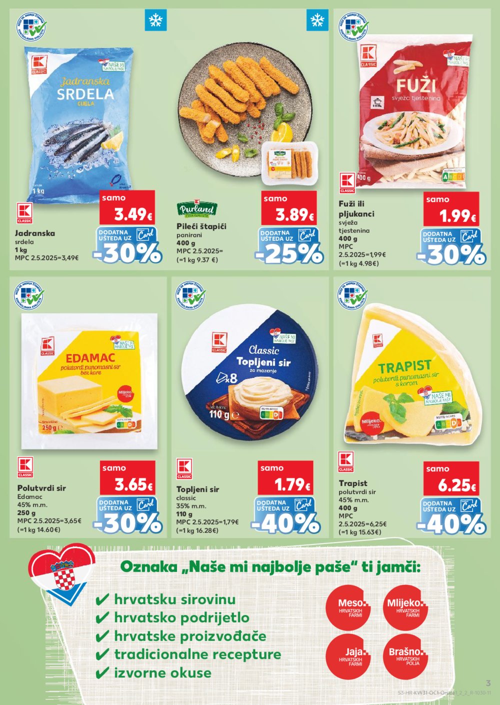 Kaufland katalog Kaufland marke 30.07.-04.08.2025. Odabrane poslovnice