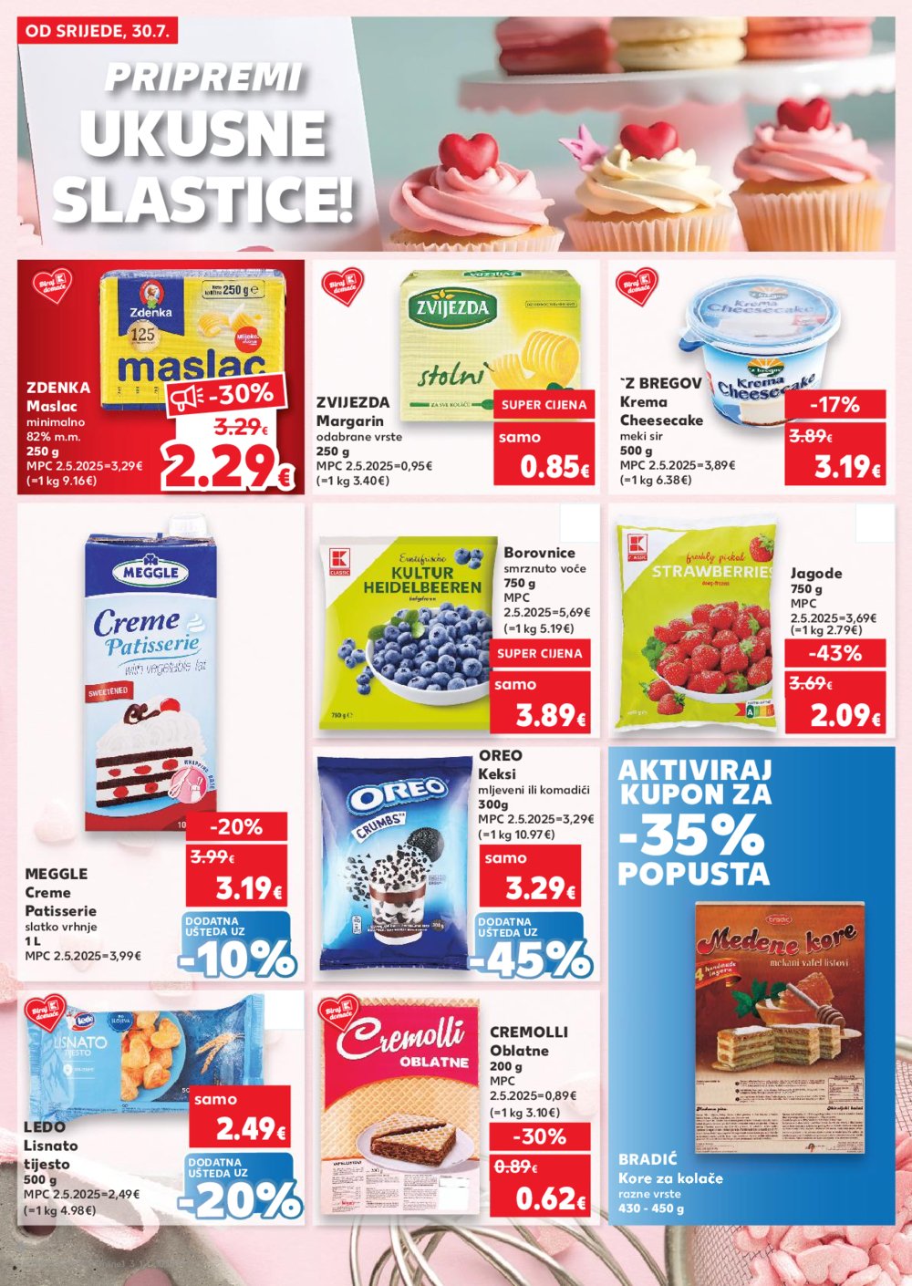 Kaufland katalog Kaufland marke 30.07.-04.08.2025. Odabrane poslovnice