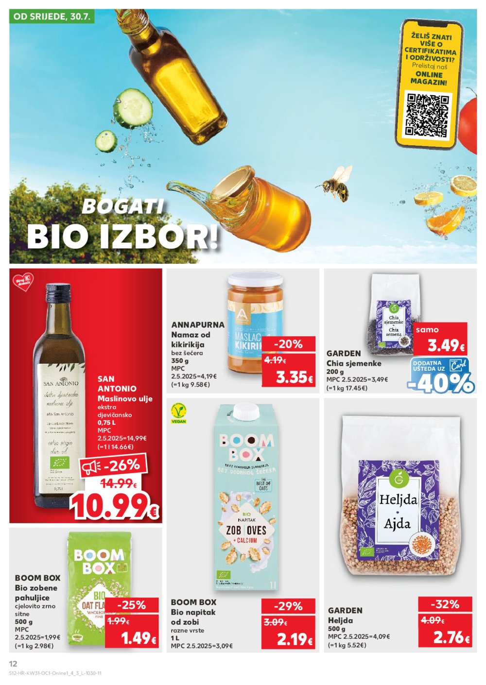 Kaufland katalog Kaufland marke 30.07.-04.08.2025. Odabrane poslovnice